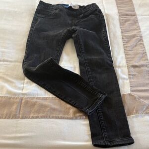 Girls Old Navy Skinny Black Denim Jeans, size 8